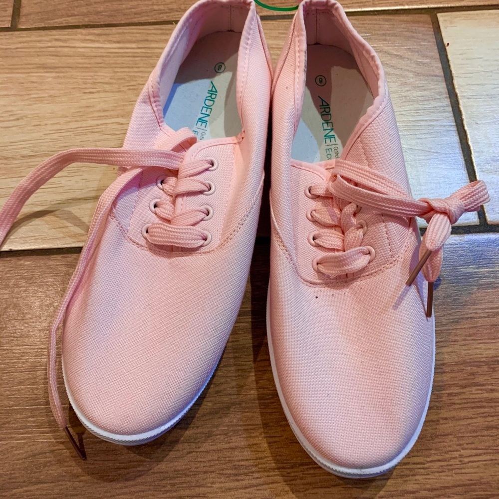 Pink Espadrilles (new) size: 8 ARDENE ECO LT